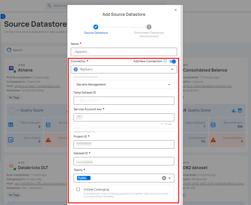 add-datastore-credentials