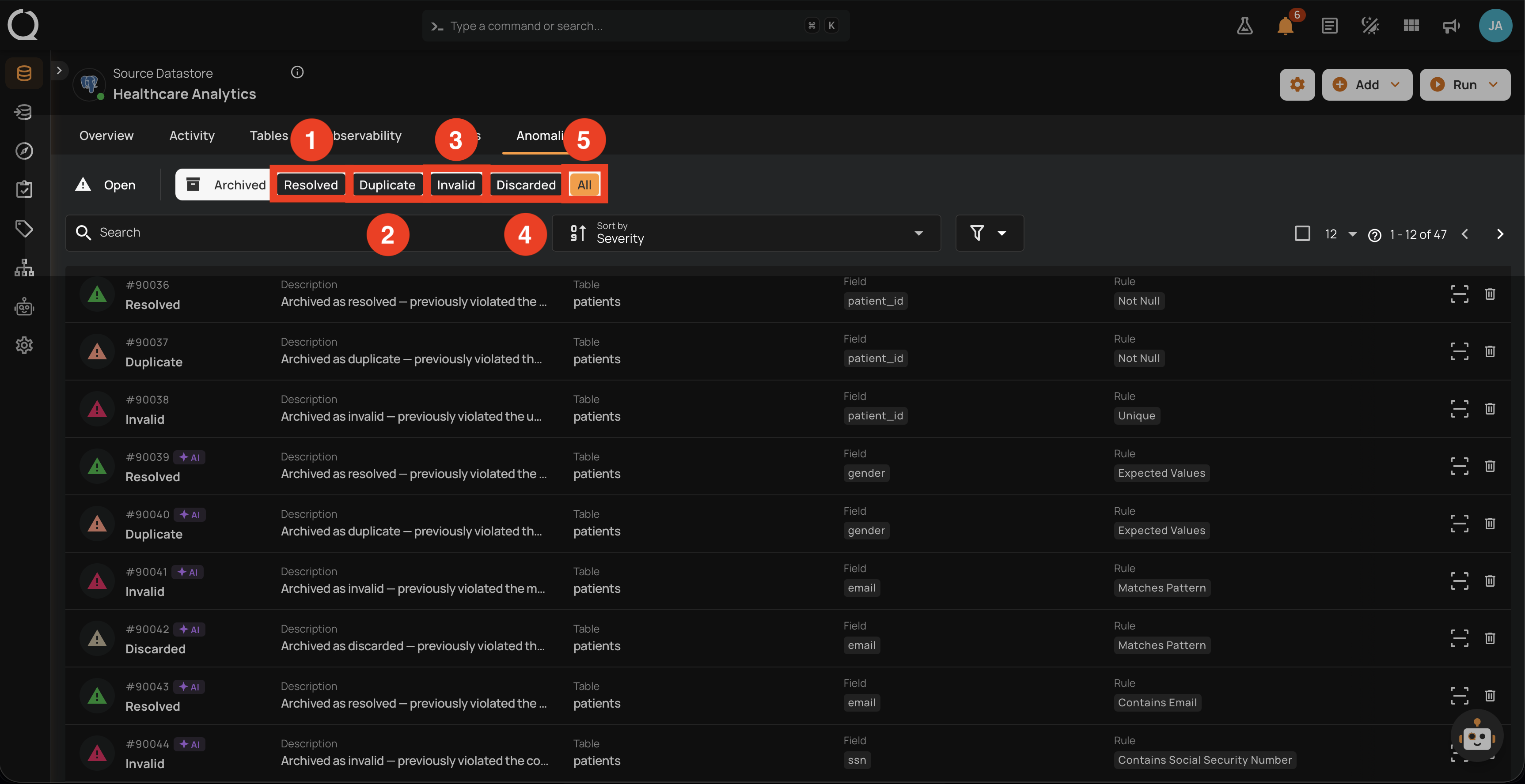 datastore-archived-step-2-view-statuses