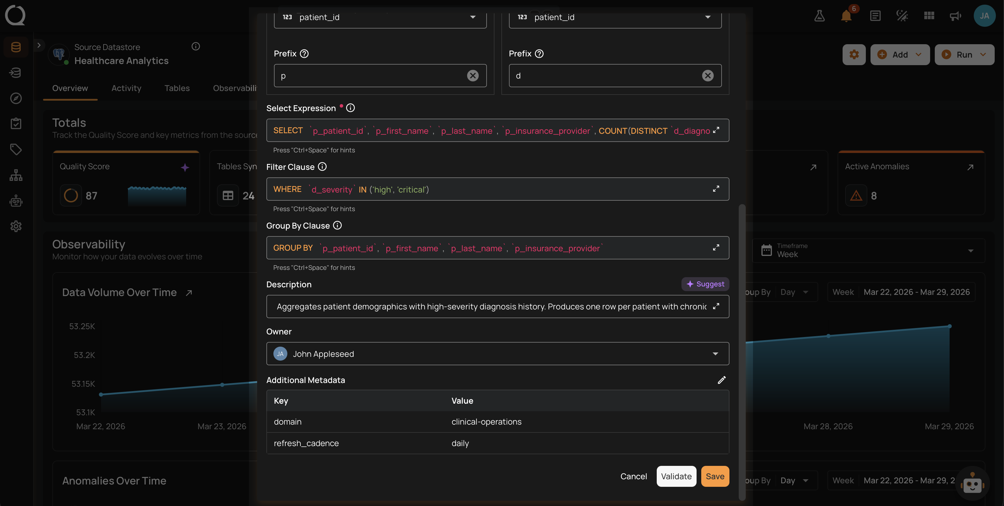 Add Computed Join form, bottom section