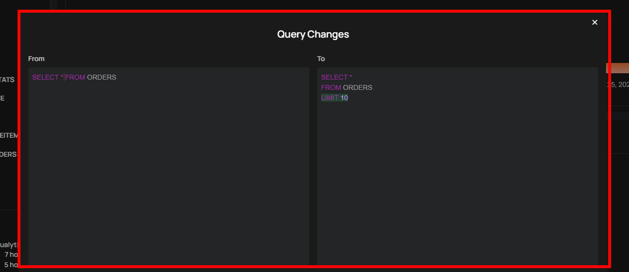 query-diff