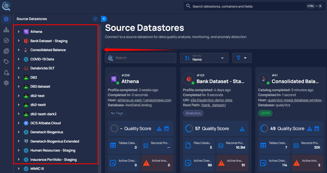 select-datastore