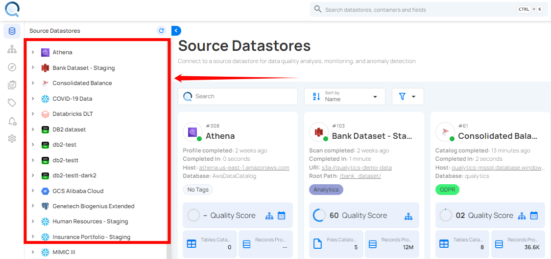 select-datastore