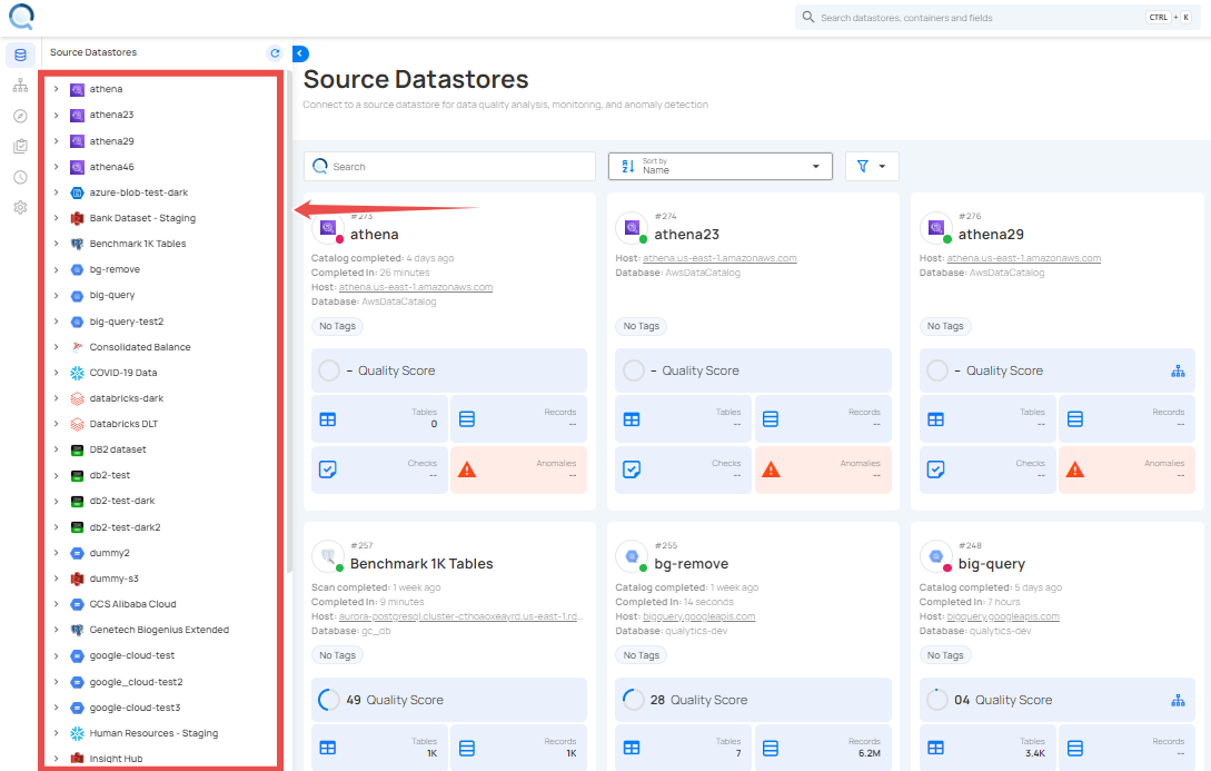 select-datastore