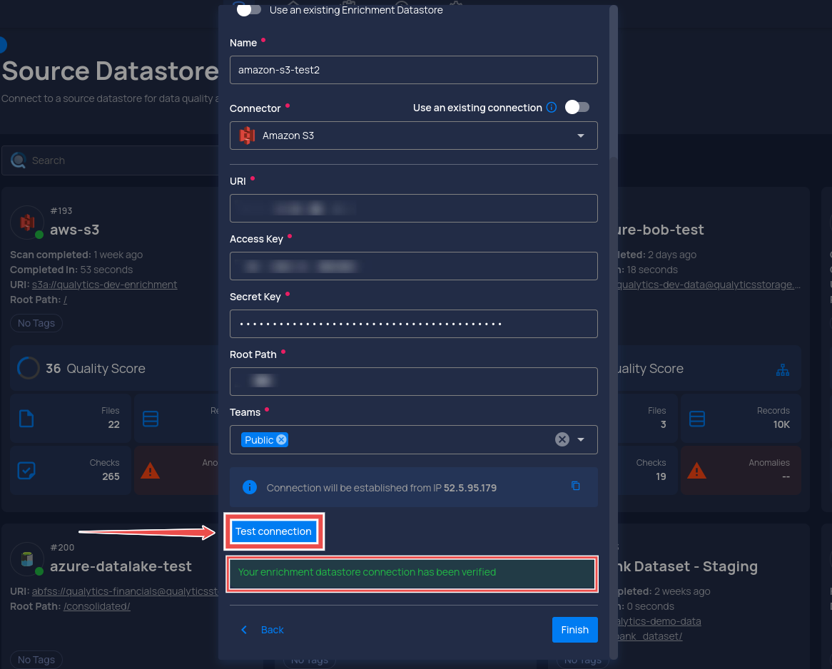 test-connection-for-enrichment-datastore