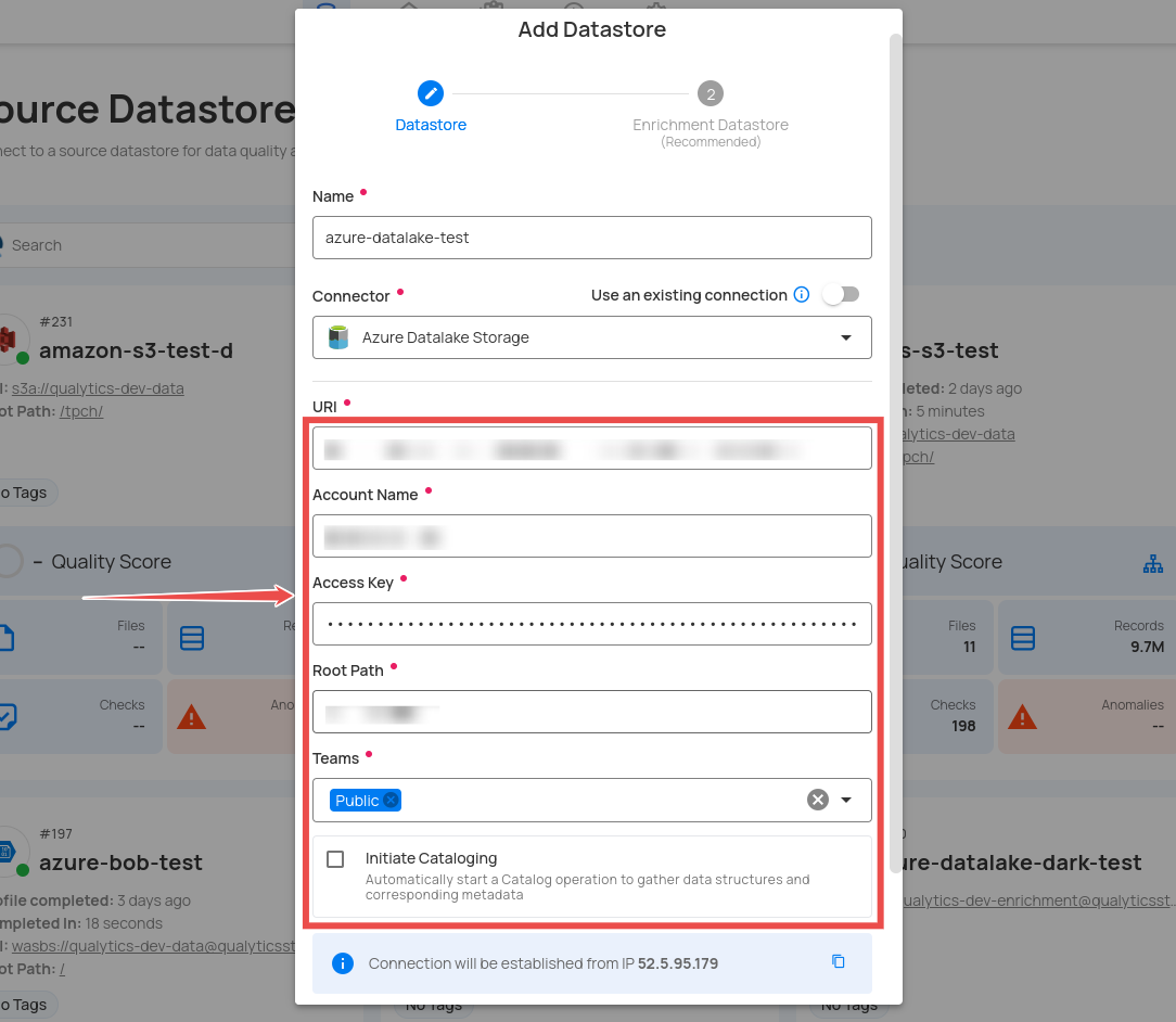 add-datastore-credentials