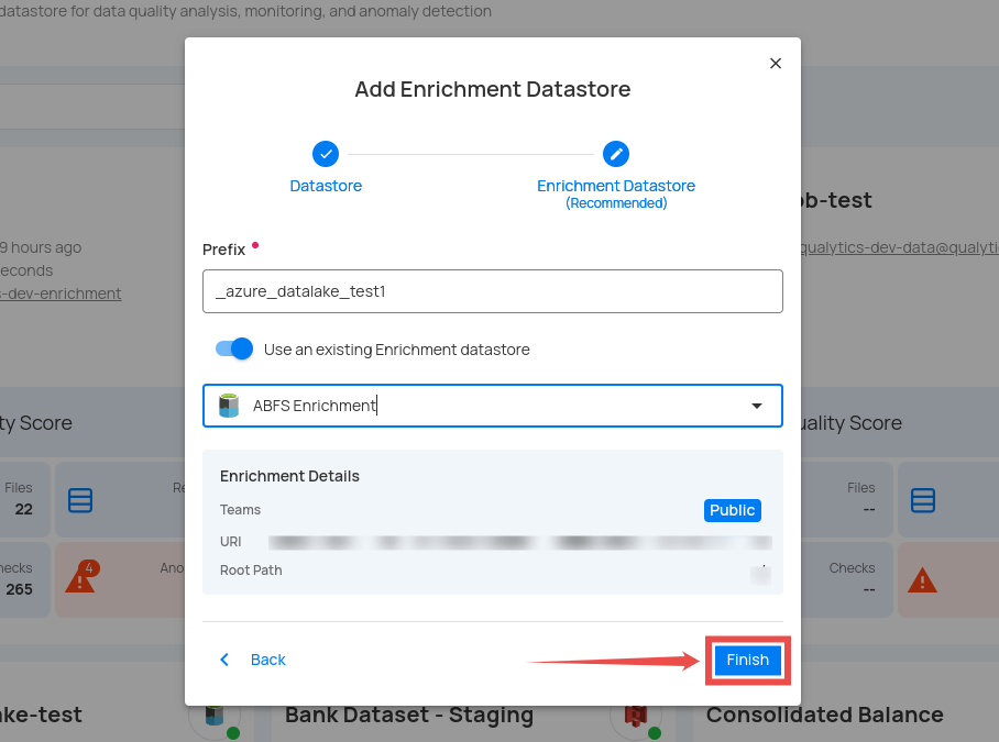 finish-configuration-for-existing-enrichment-datastore