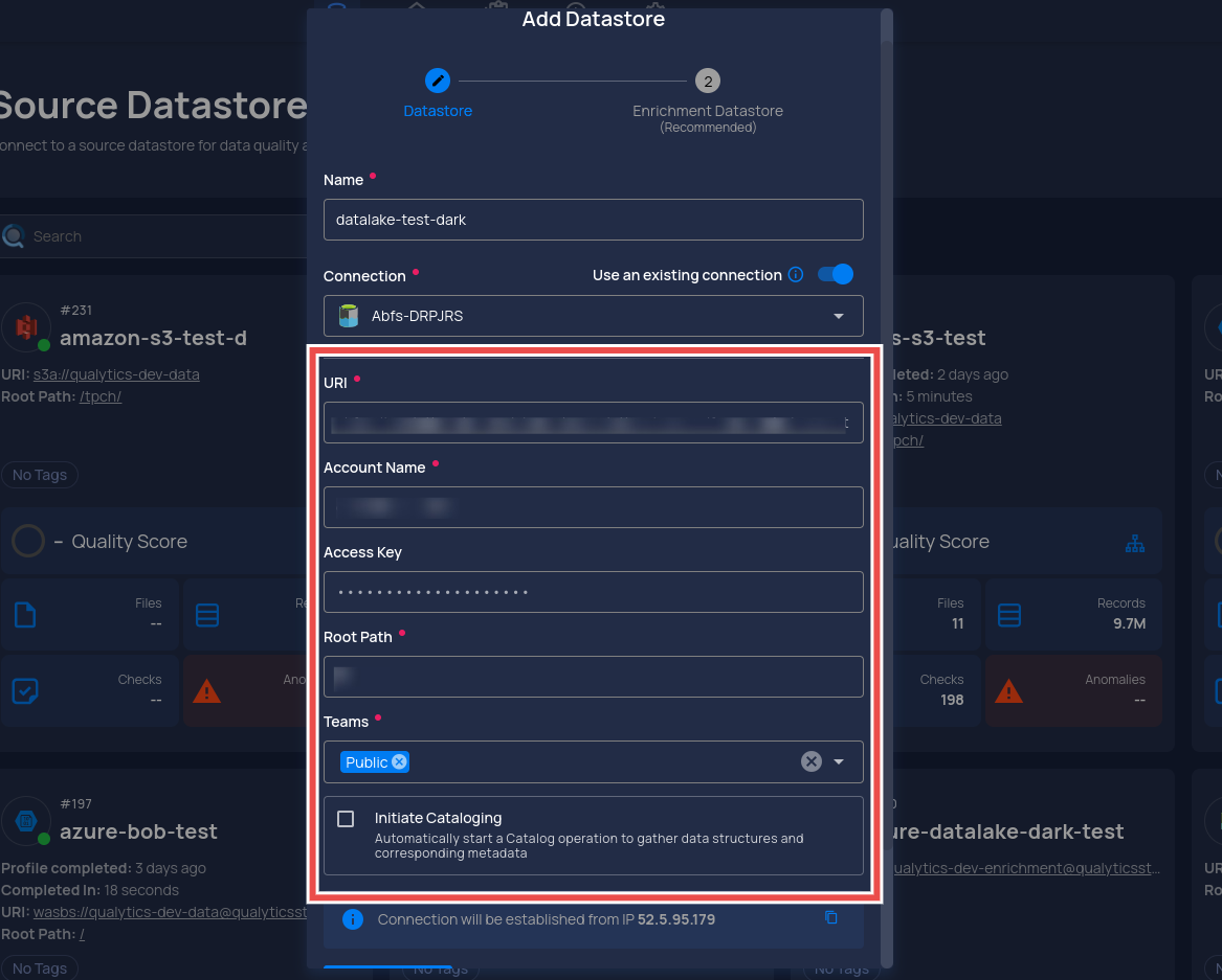 use-existing-datastore