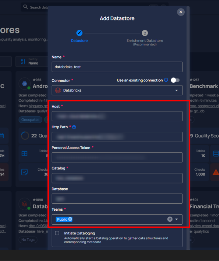 add-datastore-credentials