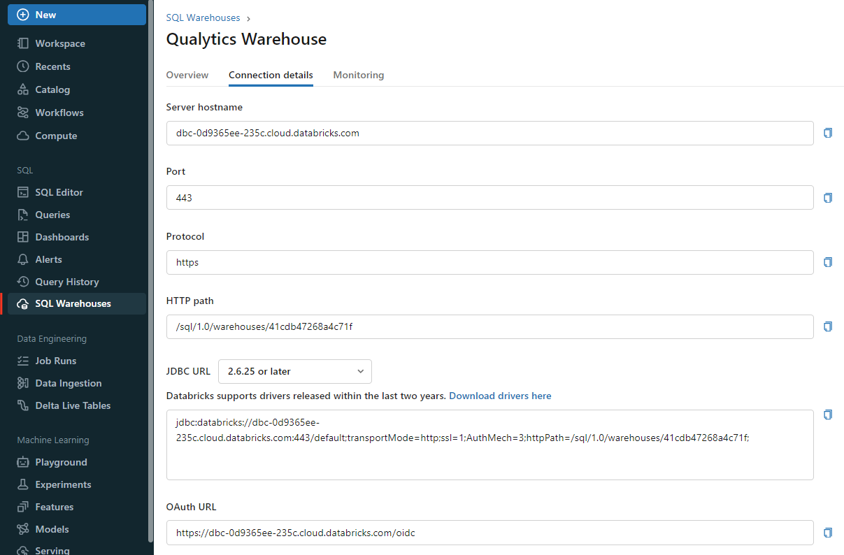 connection-details-for-sql-warehouse