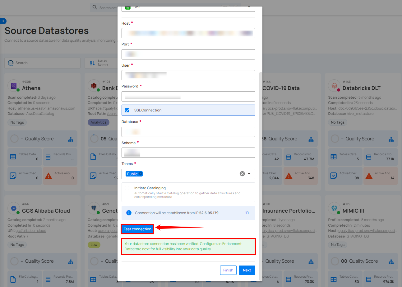 test-datastore-connection