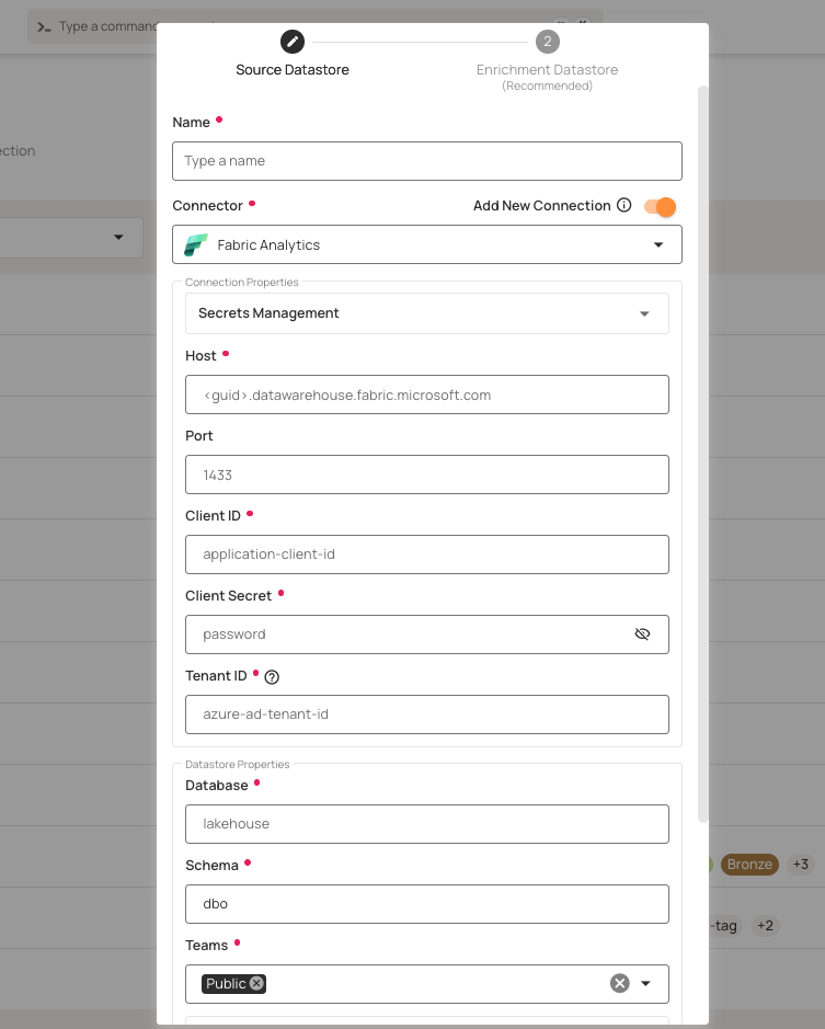 add-datastore-credentials