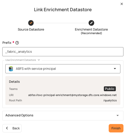 select-enrichment-datastore