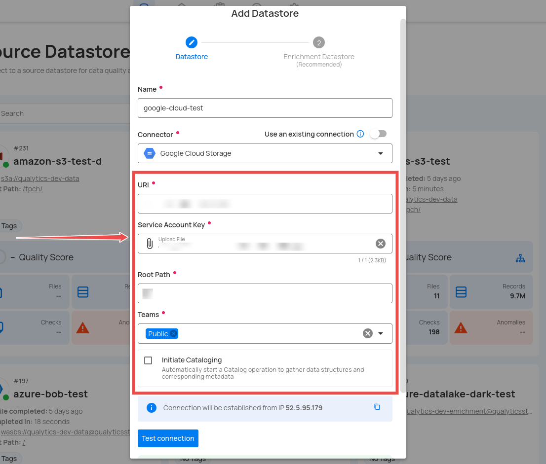 add-datastore-credentials