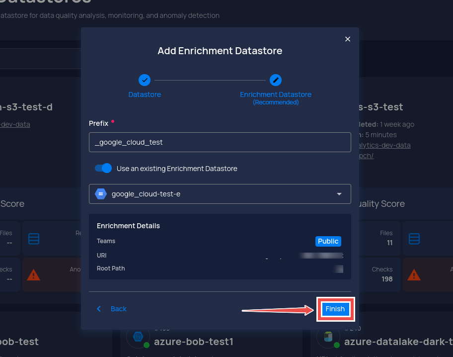 finish-configuration-for-existing-enrichment-datastore