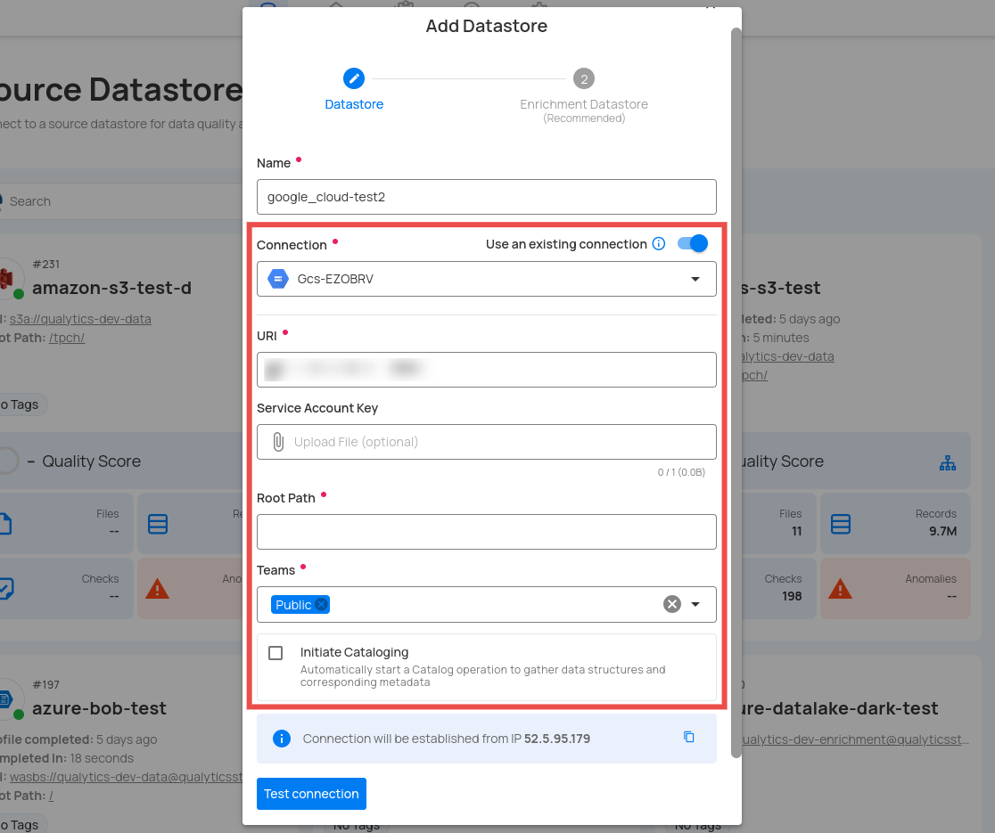 use-existing-datastore