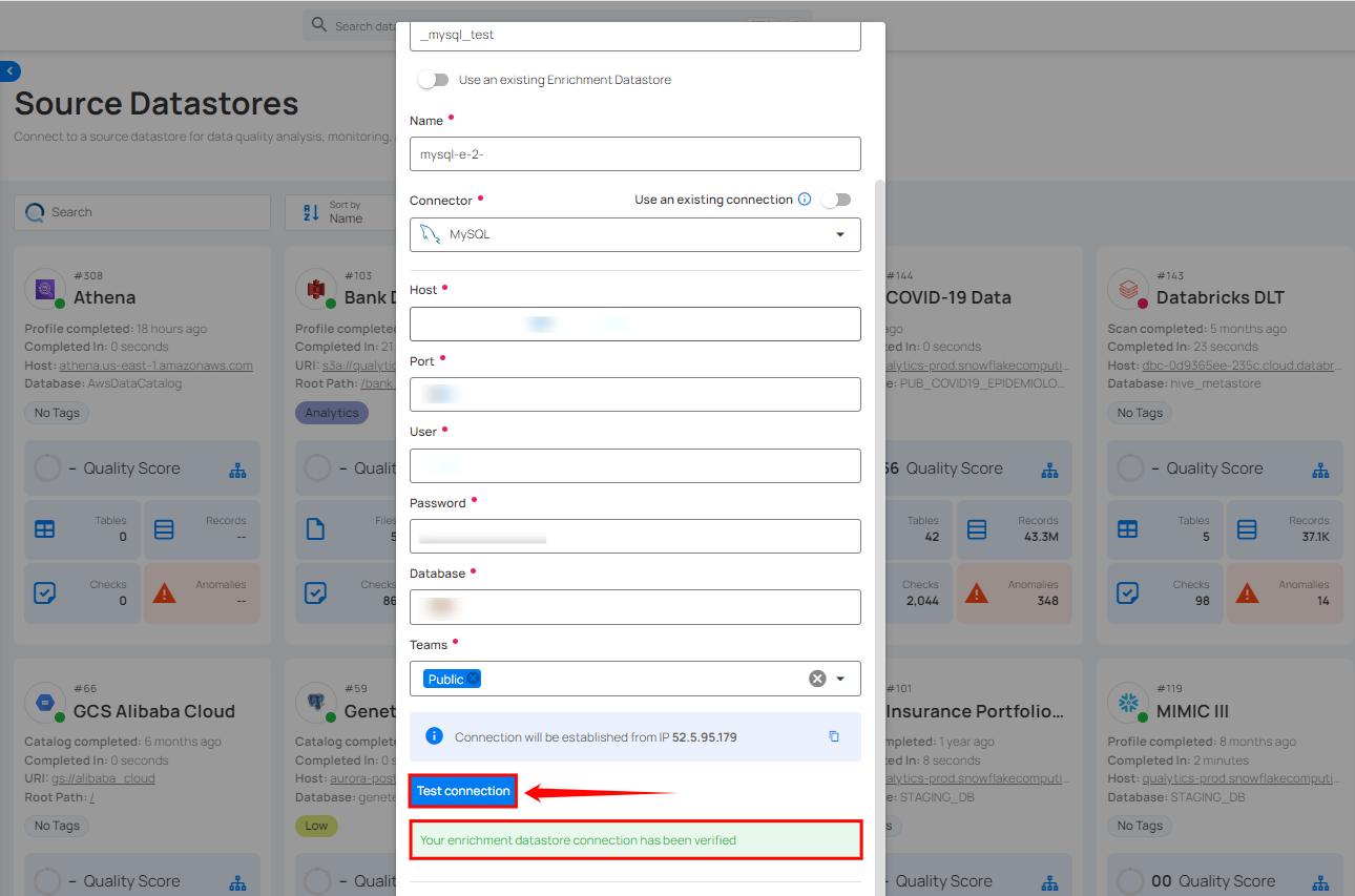 test-connection-for-enrichment-datastore