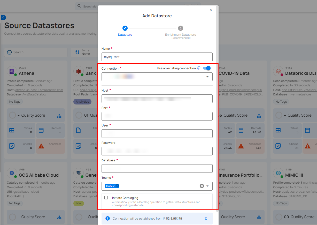 use-existing-datastore