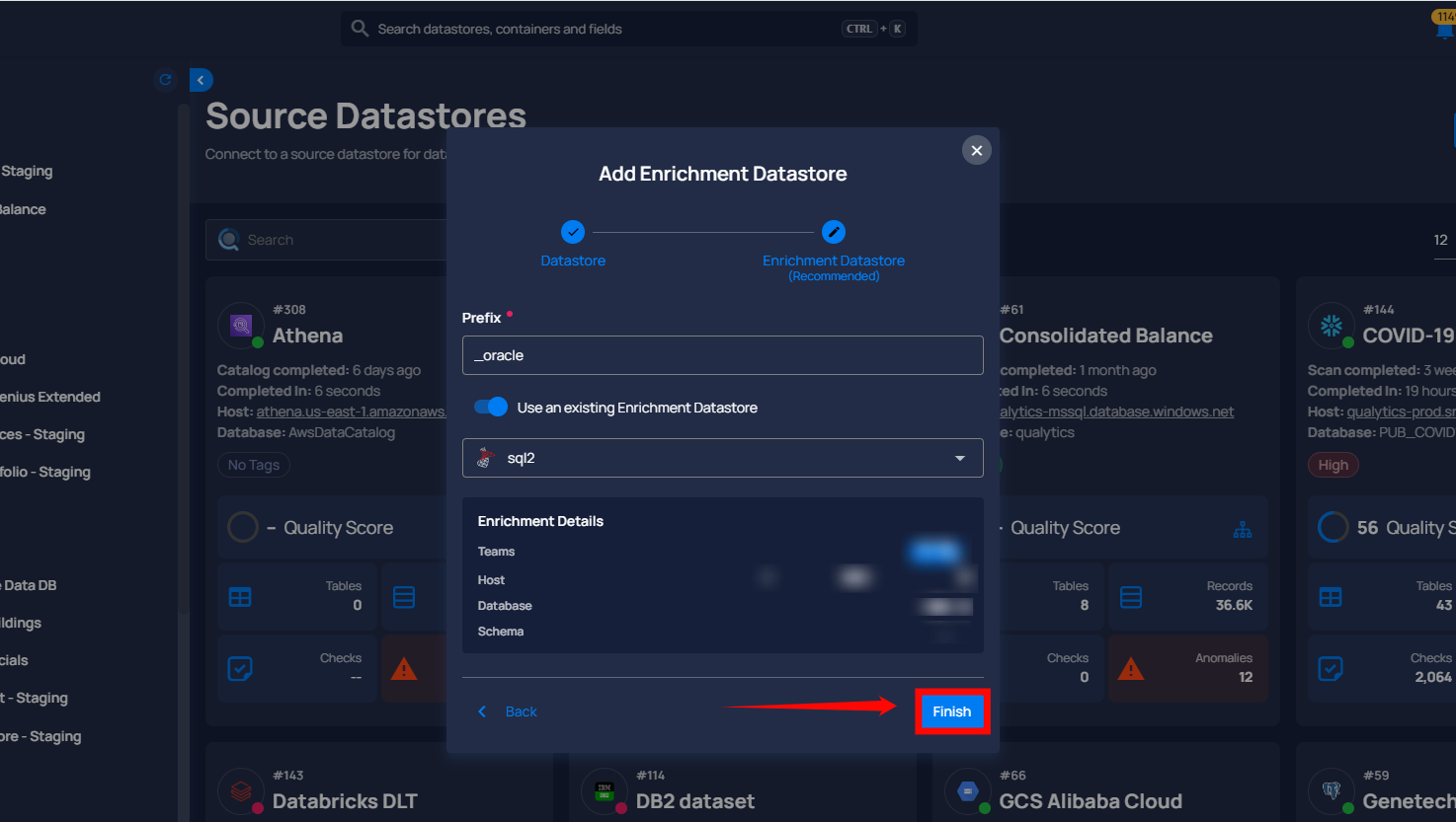 click-finish-datastore