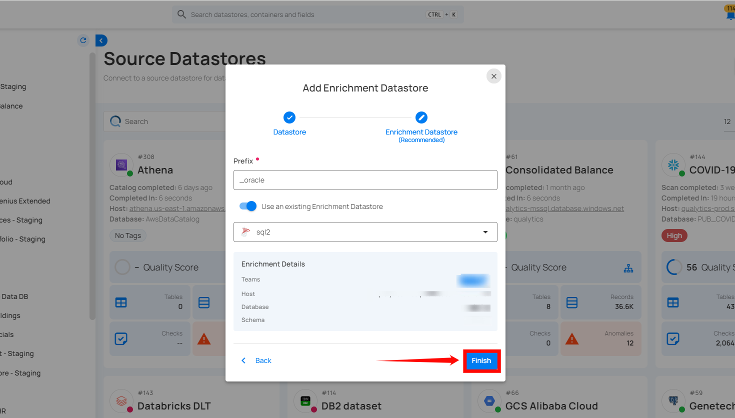 click-finish-datastore