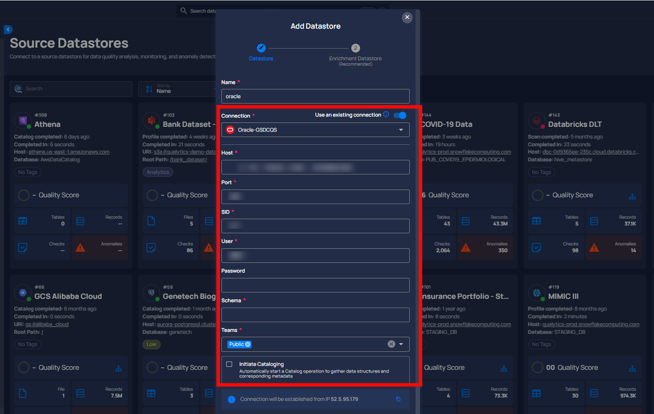 existing-source-datastore