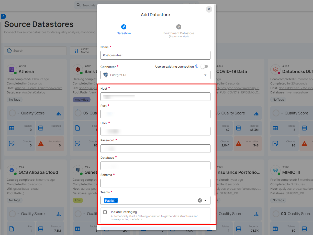 add-datastore-credentials