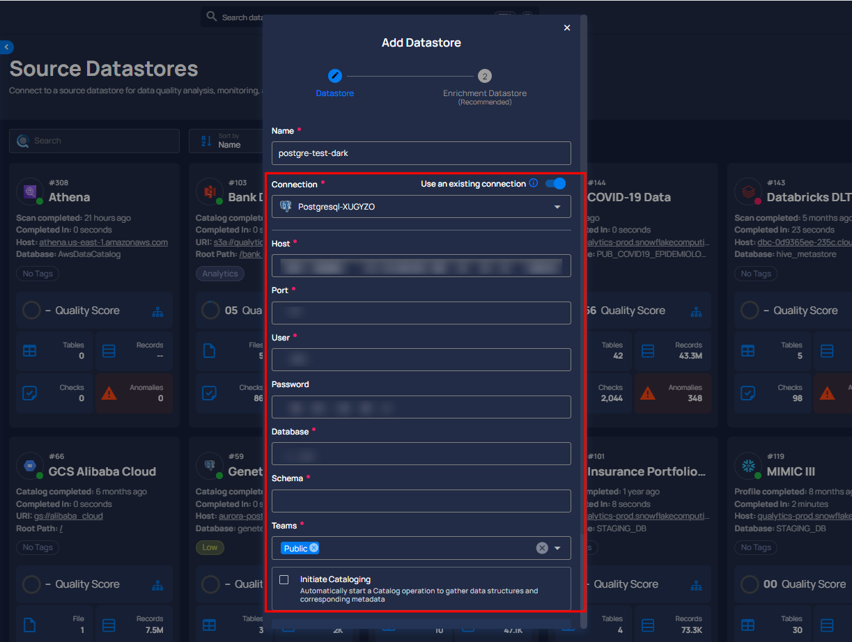 use-existing-datastore