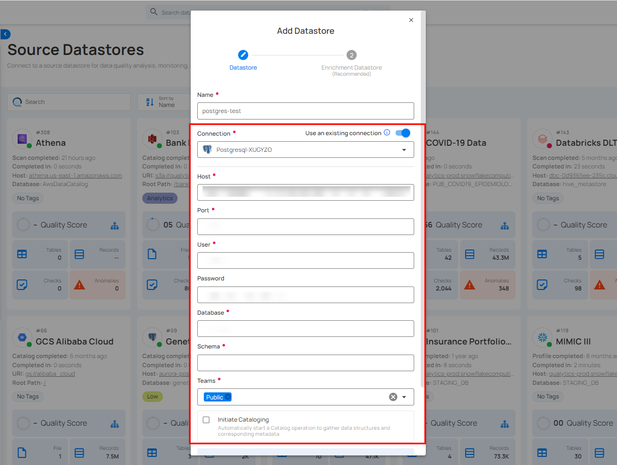 use-existing-datastore