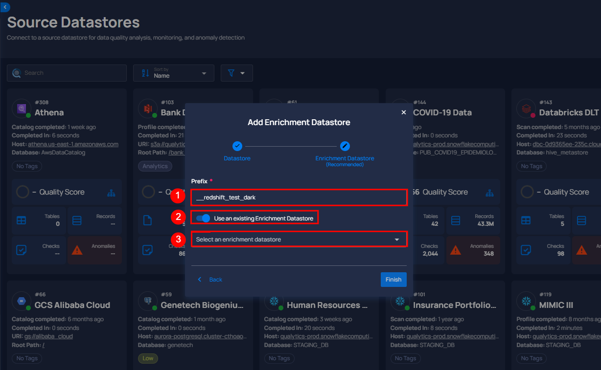 select-existing-enrichment-datastore