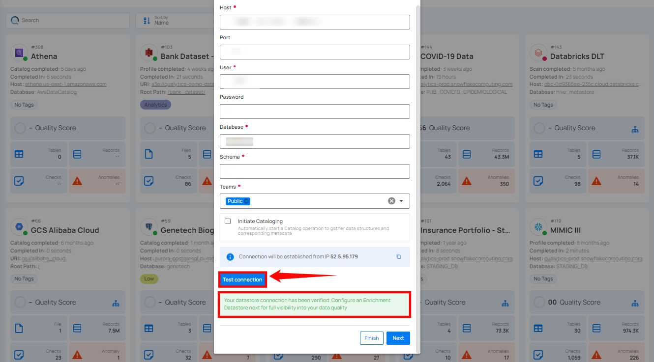 test-connection-for-existing-datastore