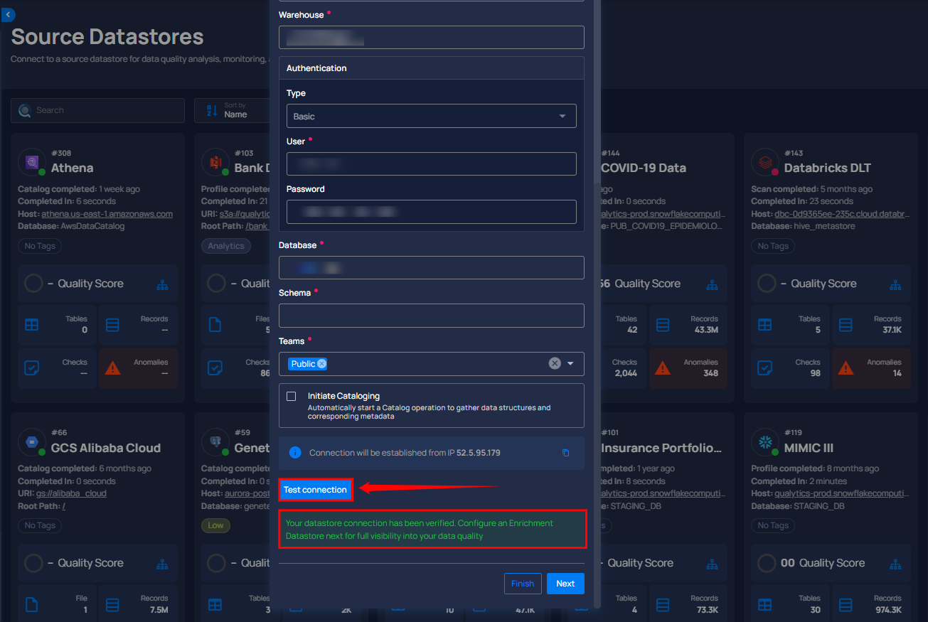 test-connection-for-existing-datastore