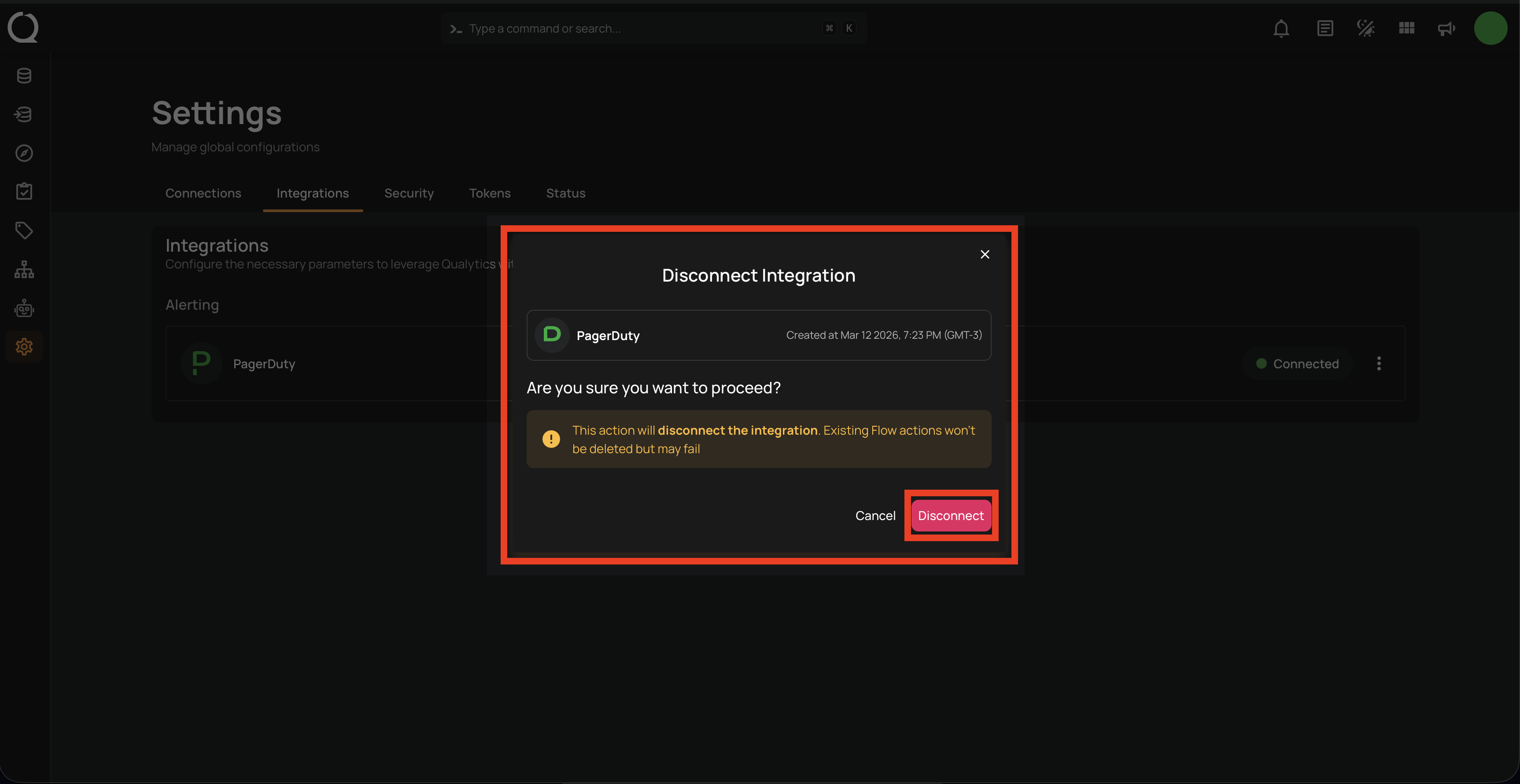 disconnect-integration