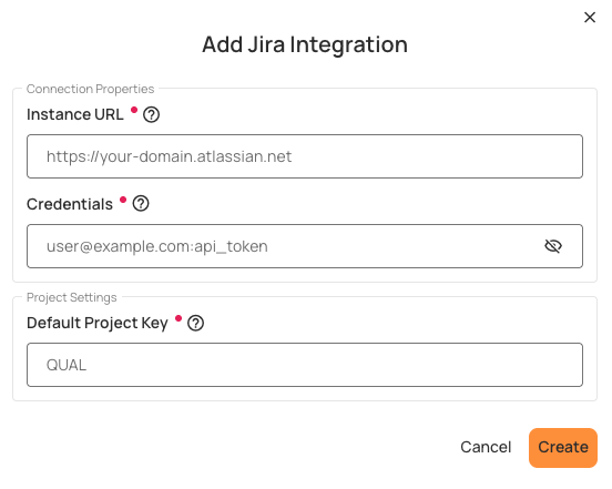 qualytics-create-jira-connection
