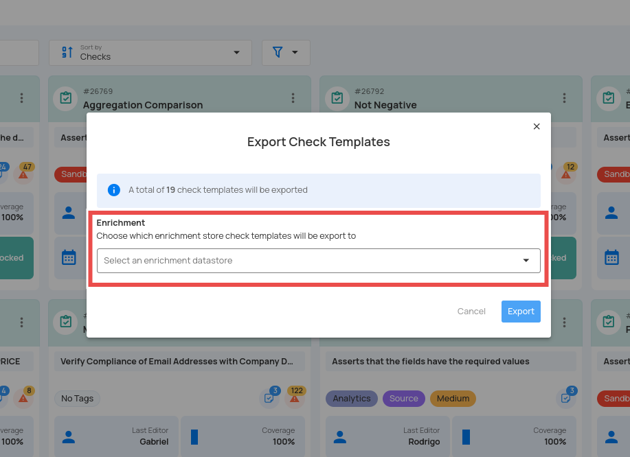 export-check-templates