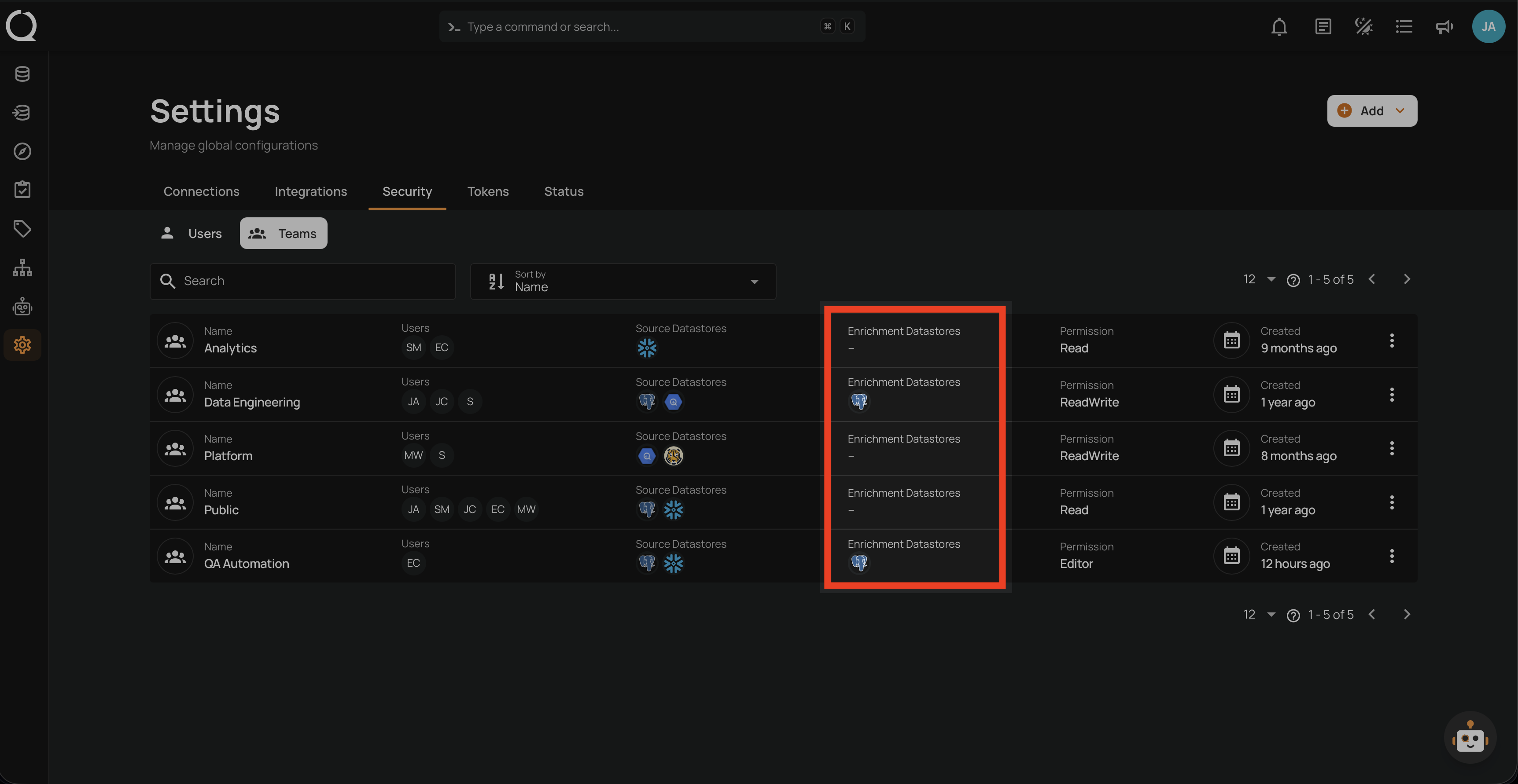 enrichment-datastores-column