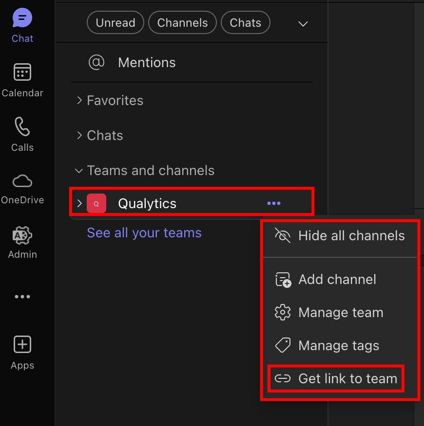 teams-link-menu