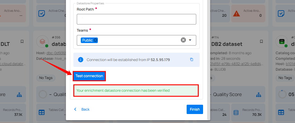 test-connection-for-enrichment-datastore
