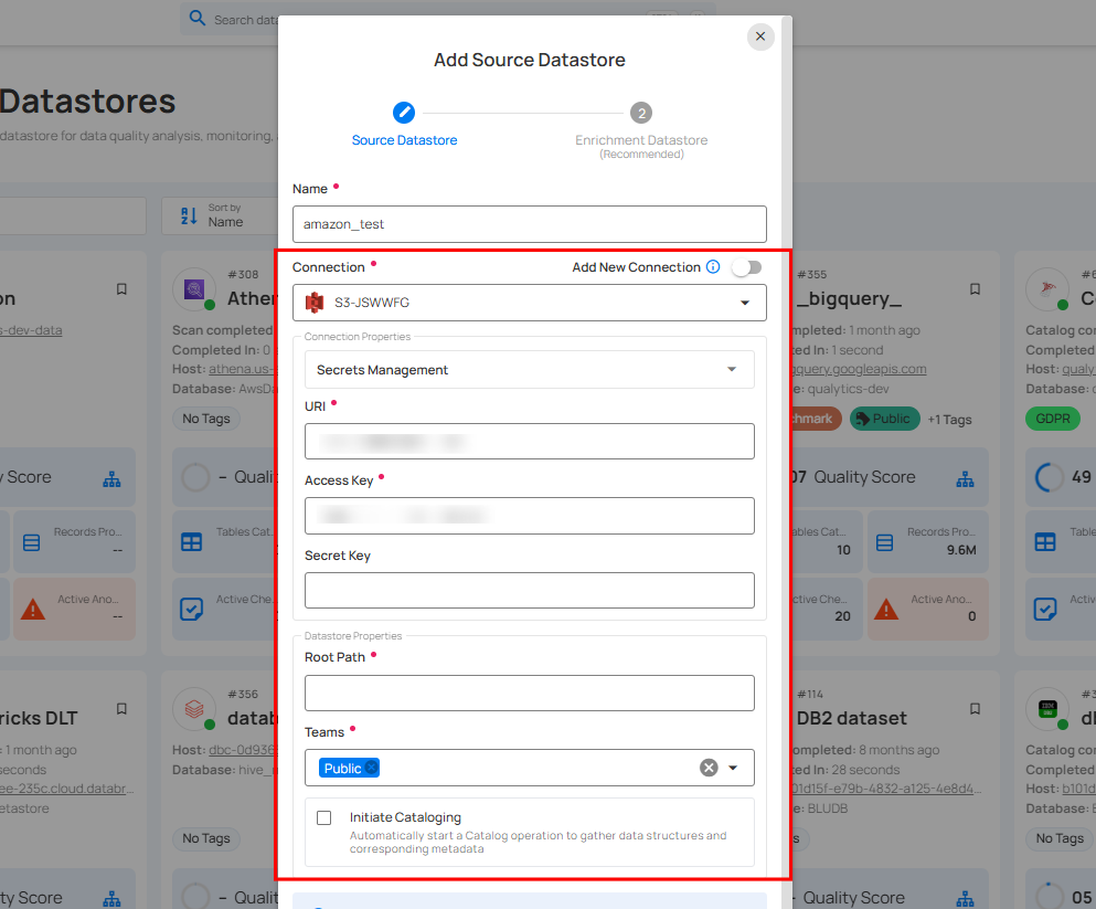 use-existing-datastore