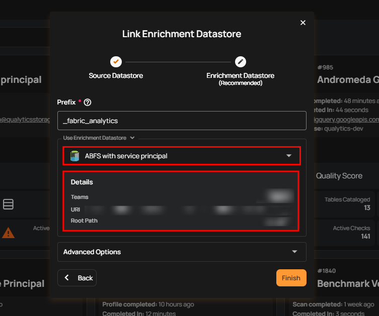 select-enrichment-datastore