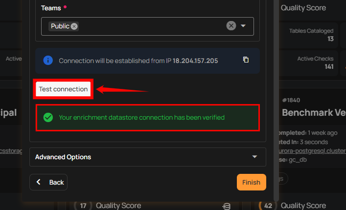 test-datastore-connection