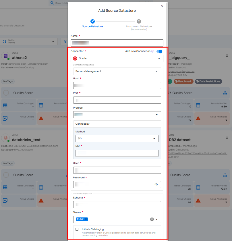 add-source-datastore-details