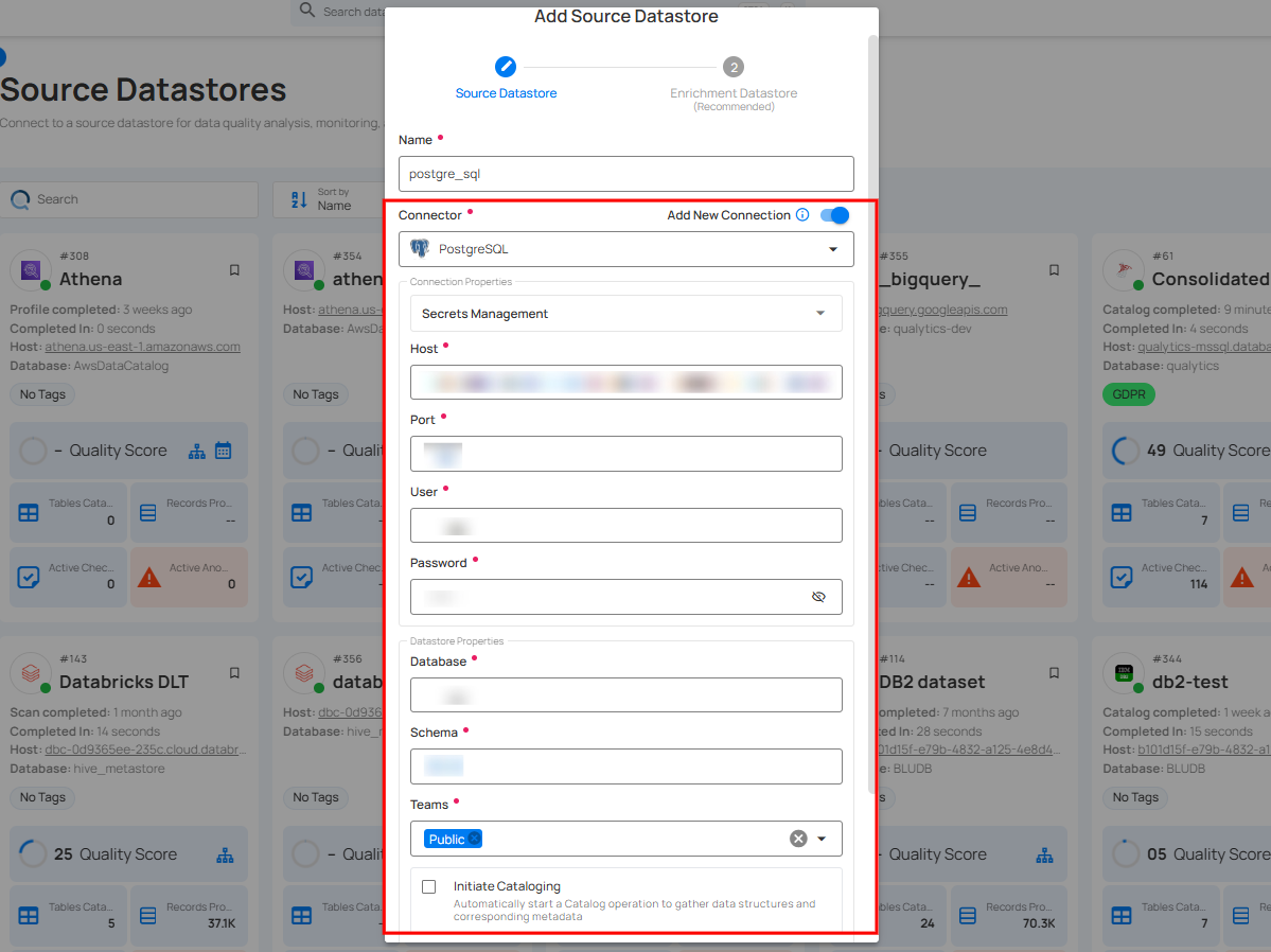 add-datastore-credentials