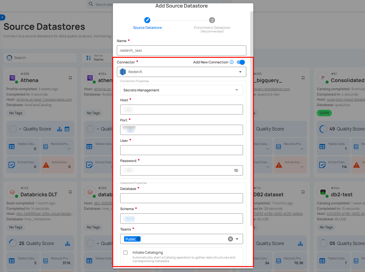 add-datastore-credentials