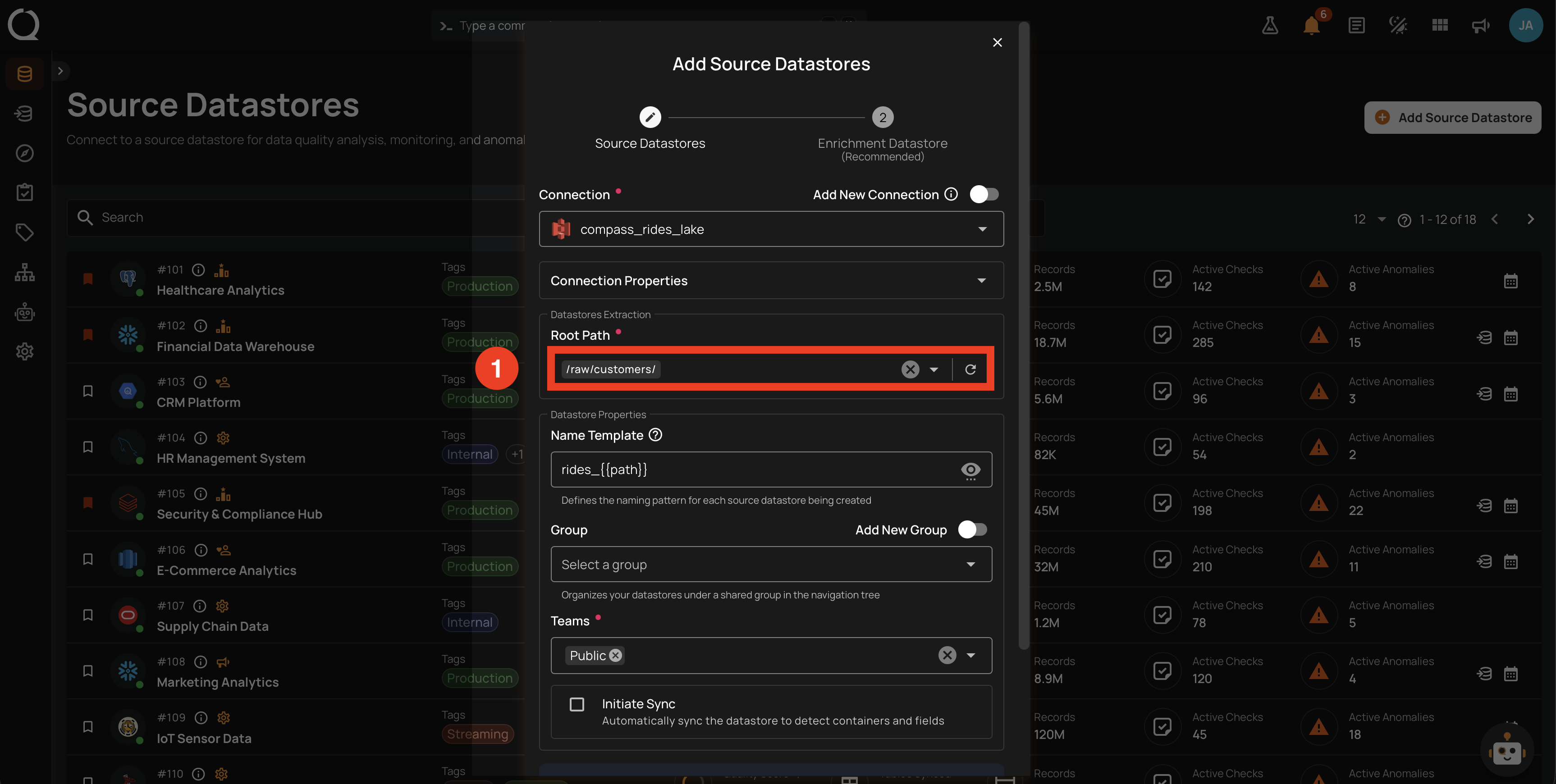 existing-datastores-extraction