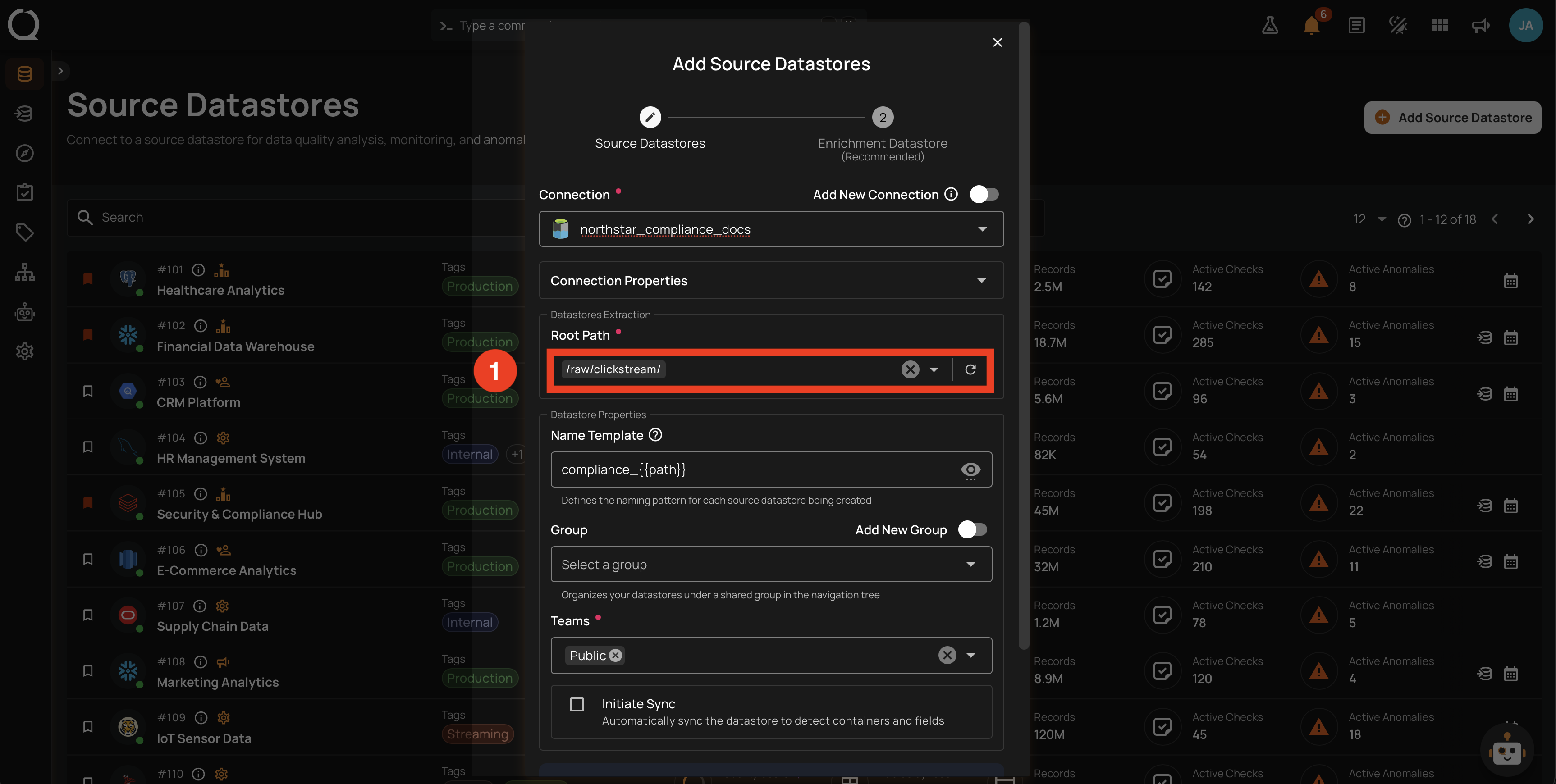 existing-datastores-extraction