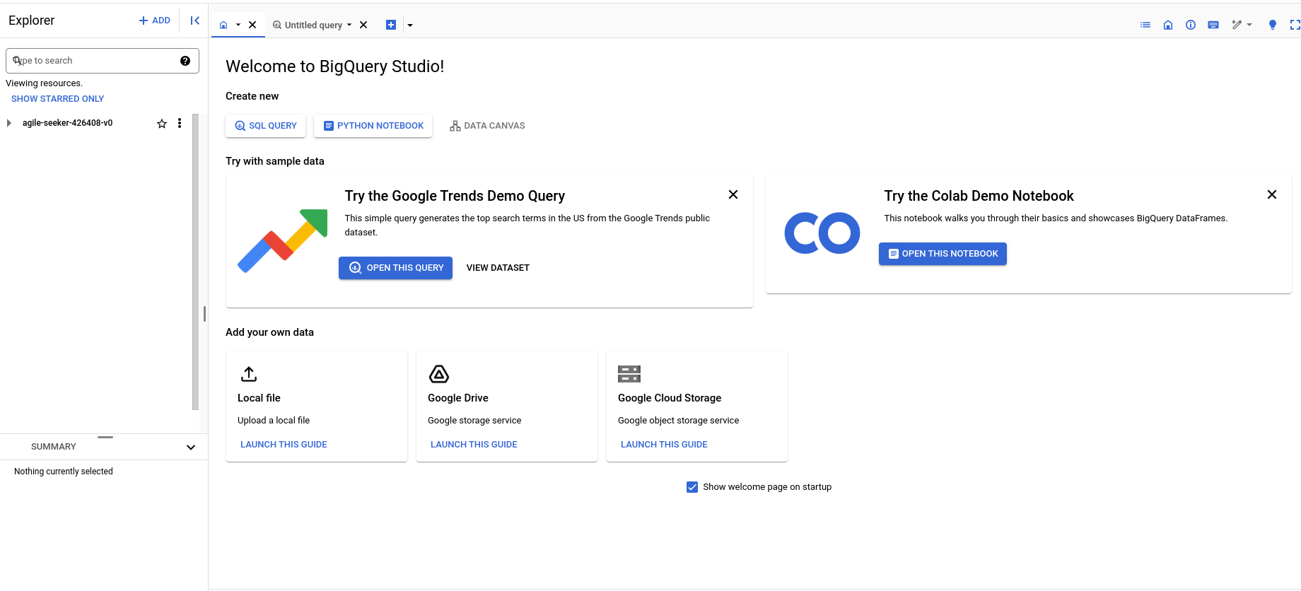 step-1-bigquery-console