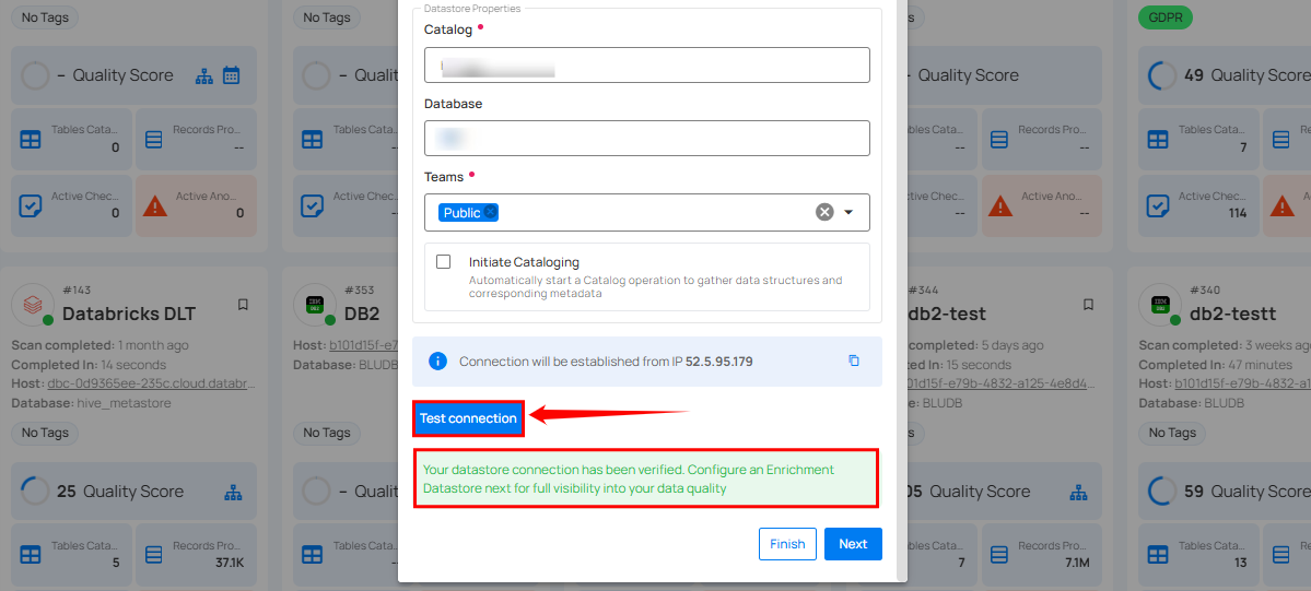 test-connection-for-existing-datastore