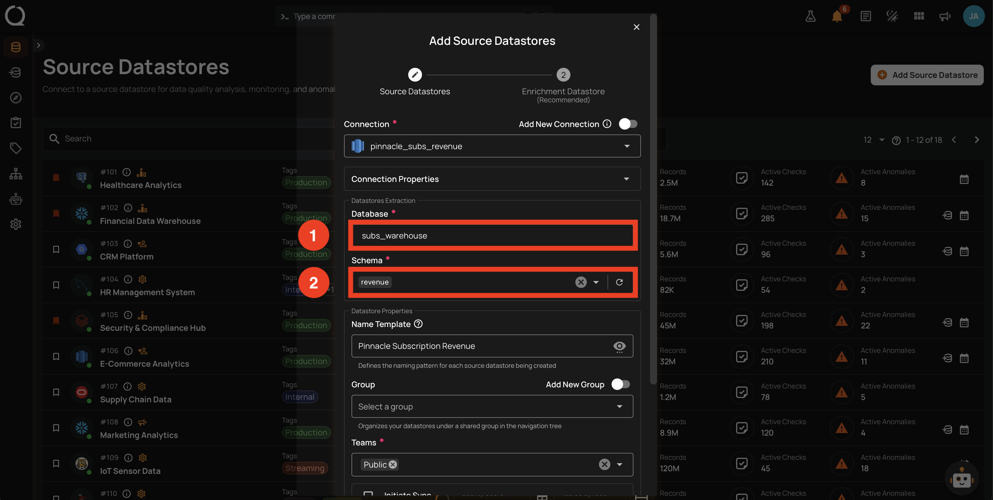 existing-datastores-extraction