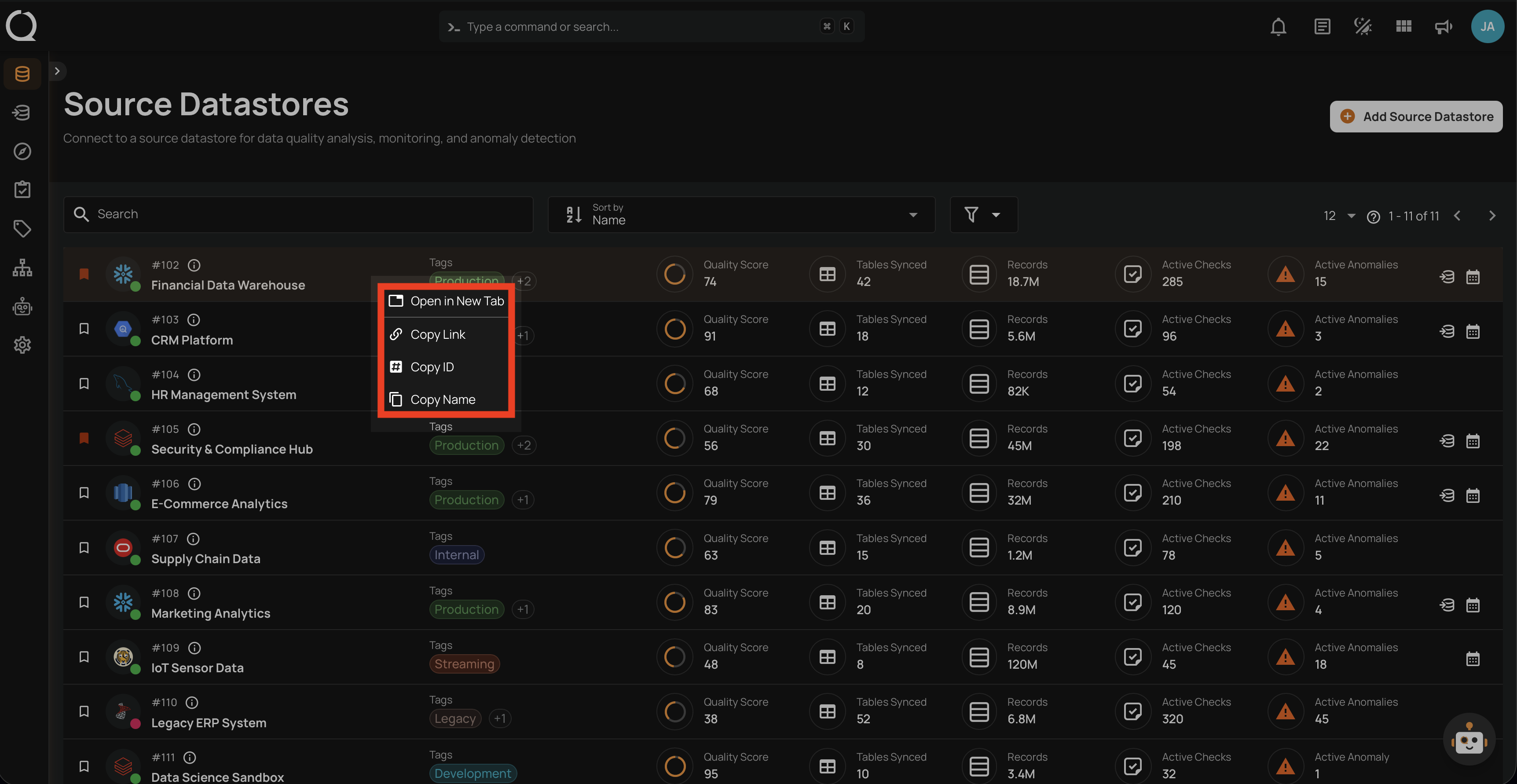 datastore-listing-menu